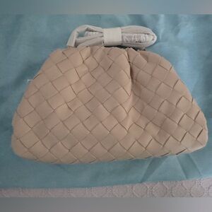 NWT Tiffany & Fred Small Woven Crossbody bag